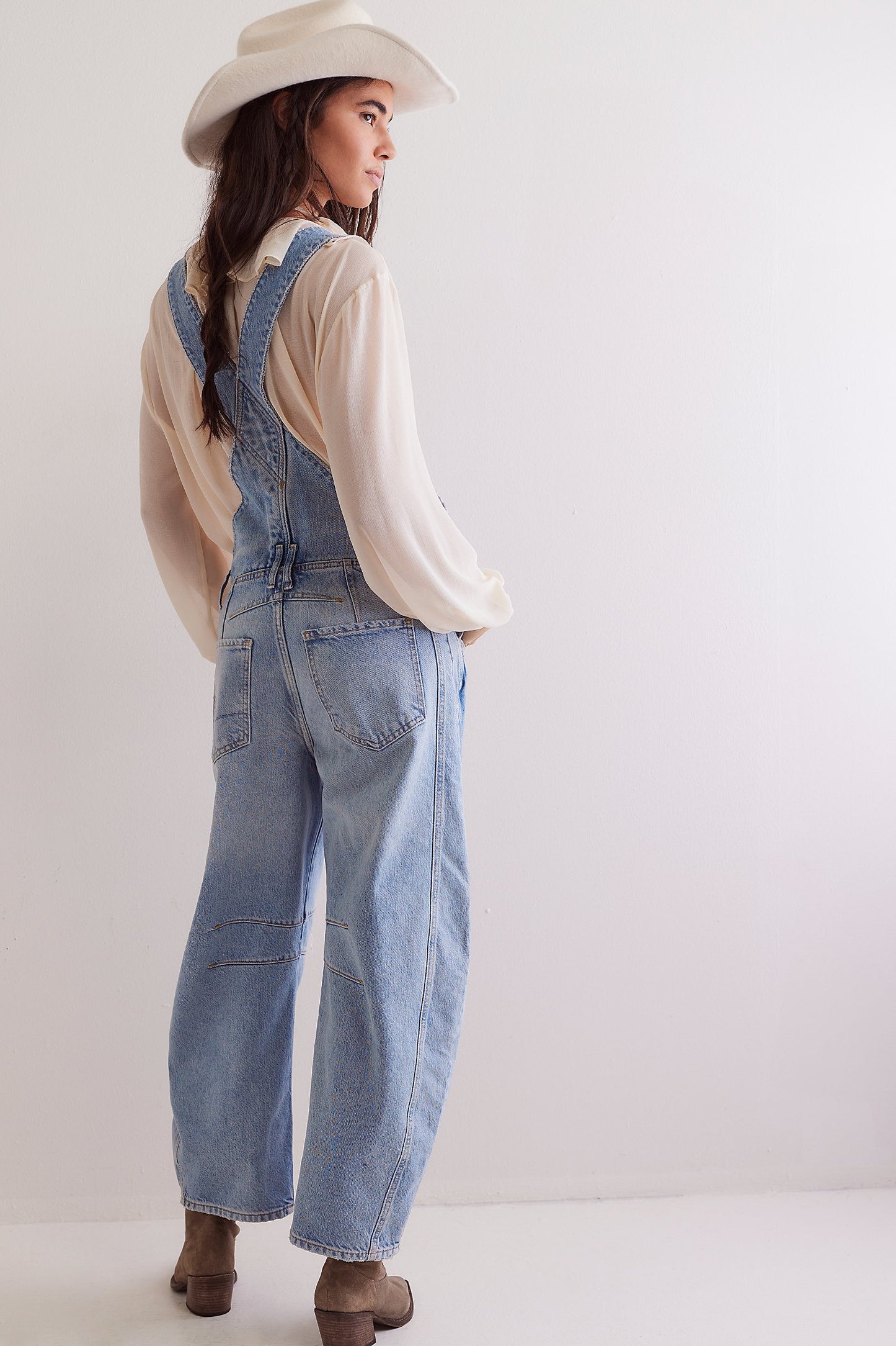 x We The Free Good Luck Denim Overall