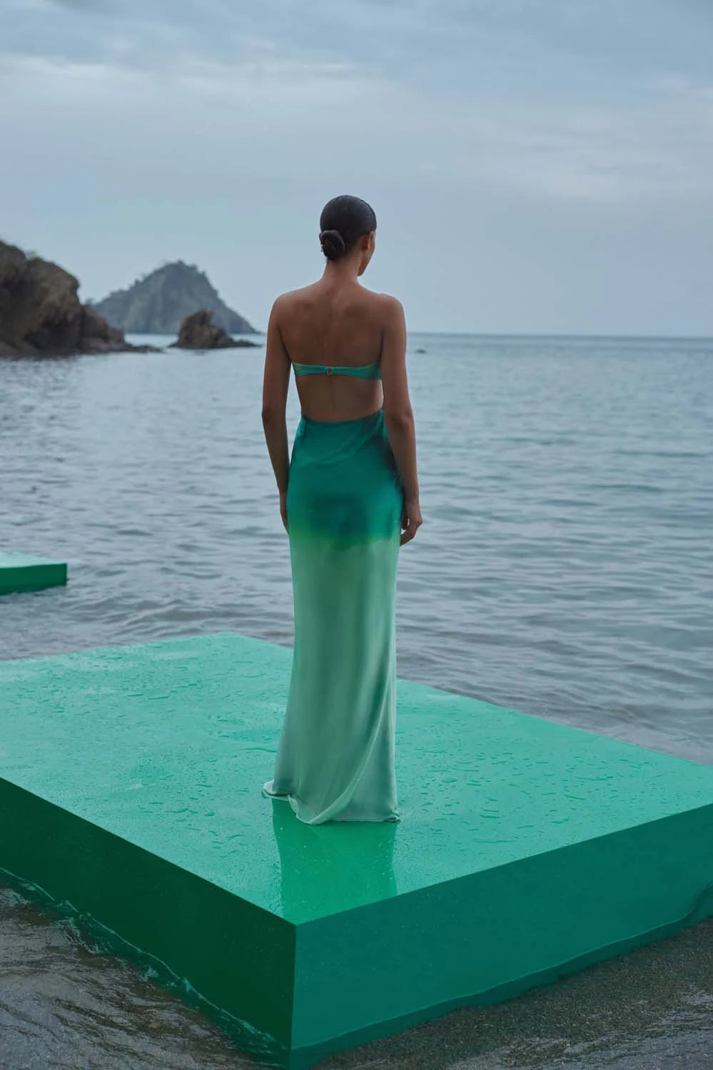 Riri Maxi Dress-Evergreen