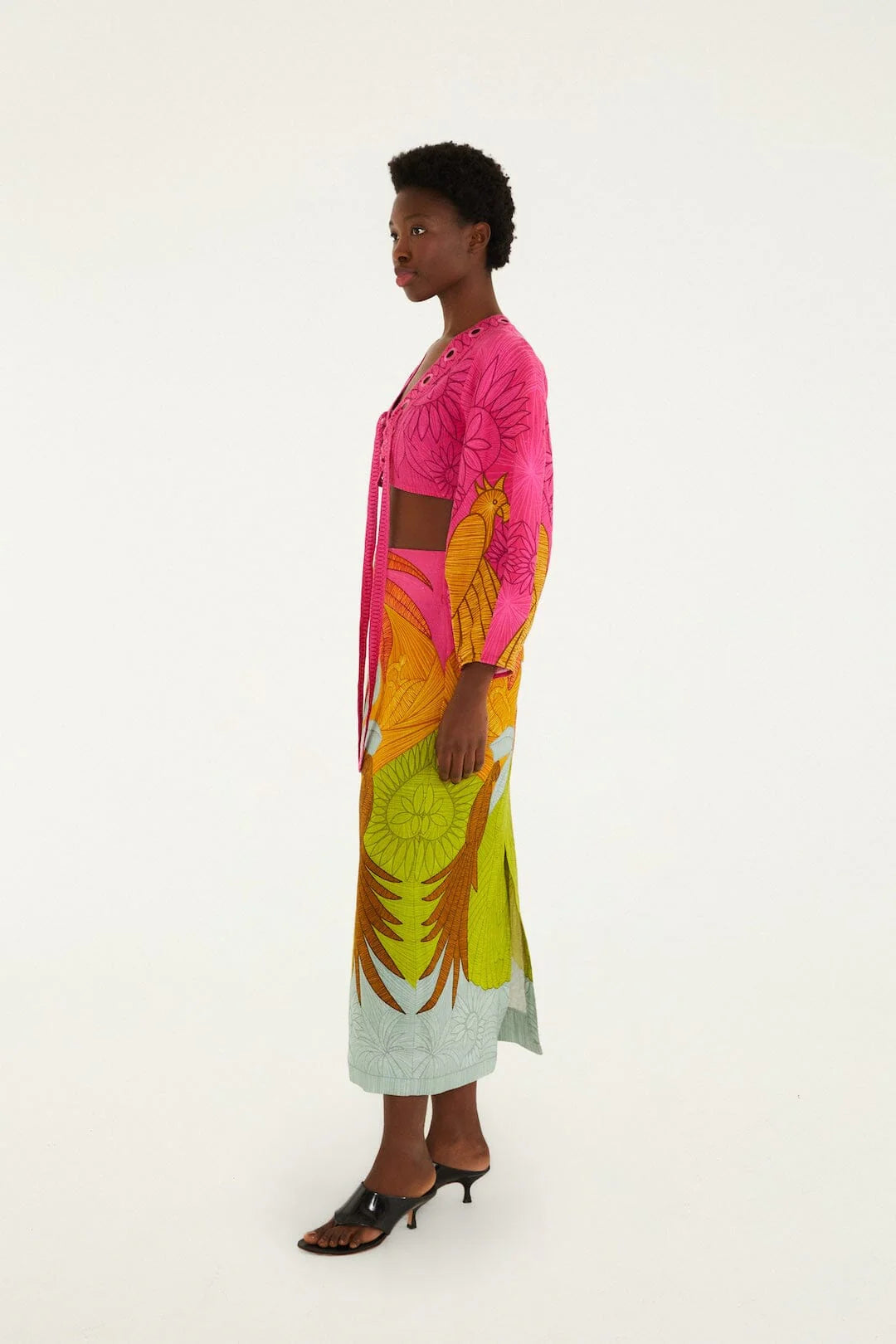 Multicolor Usiacuri Skirt Set