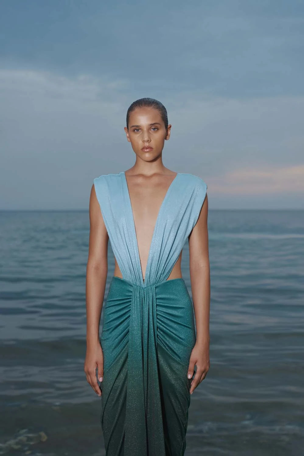 Nia Maxi Dress-Ocean Tides