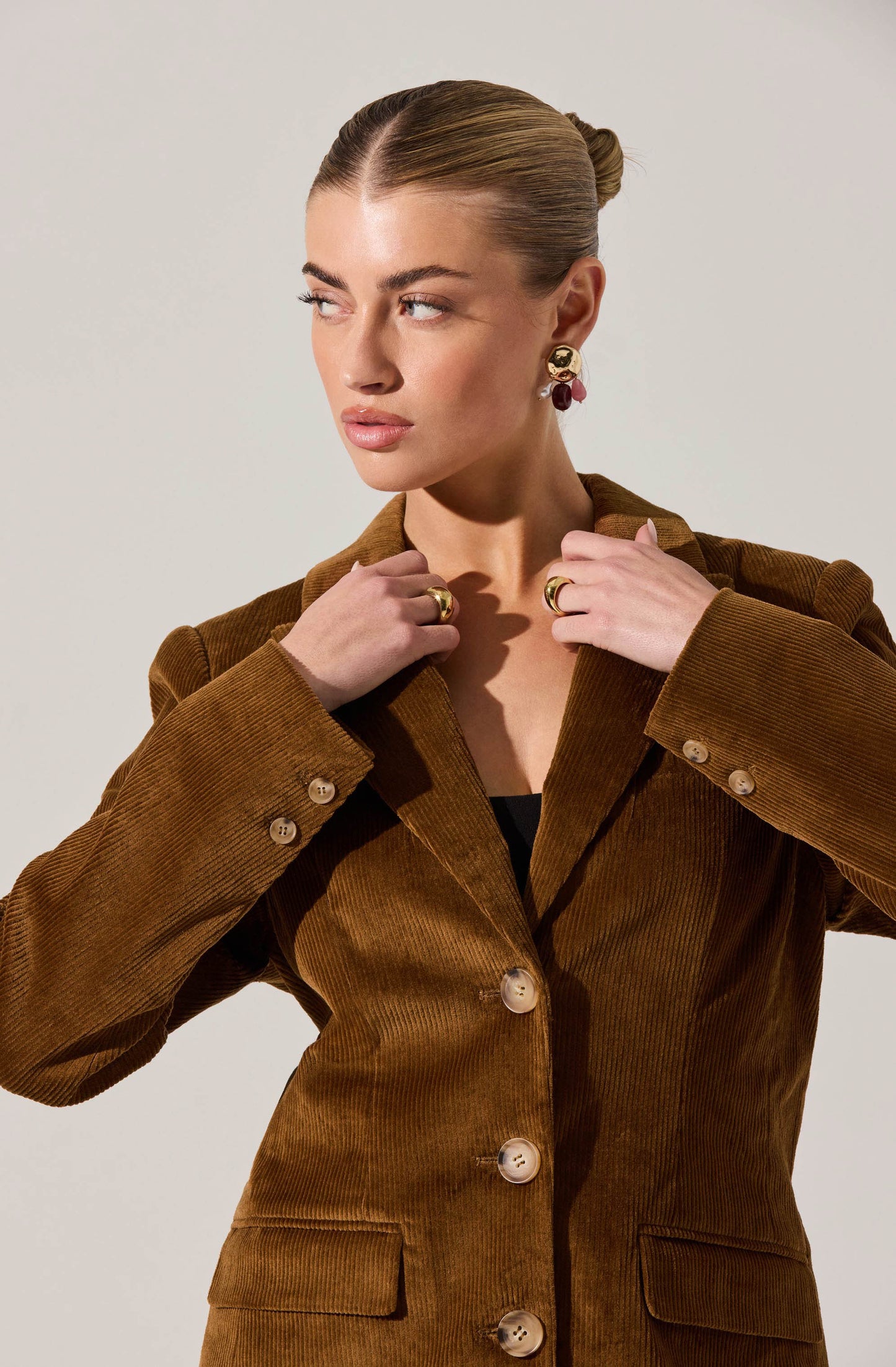 Boyfriend Corduroy Blazer Set