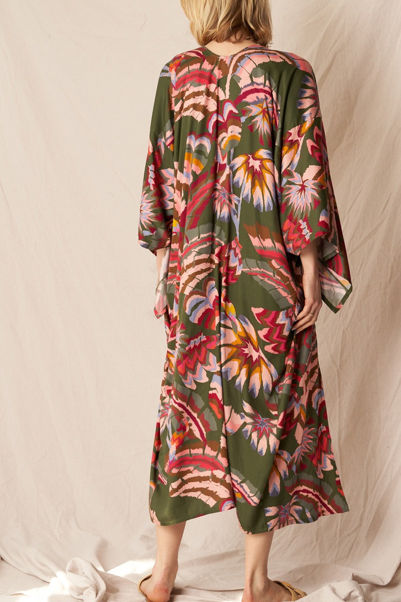Olive Garden Long Kimono