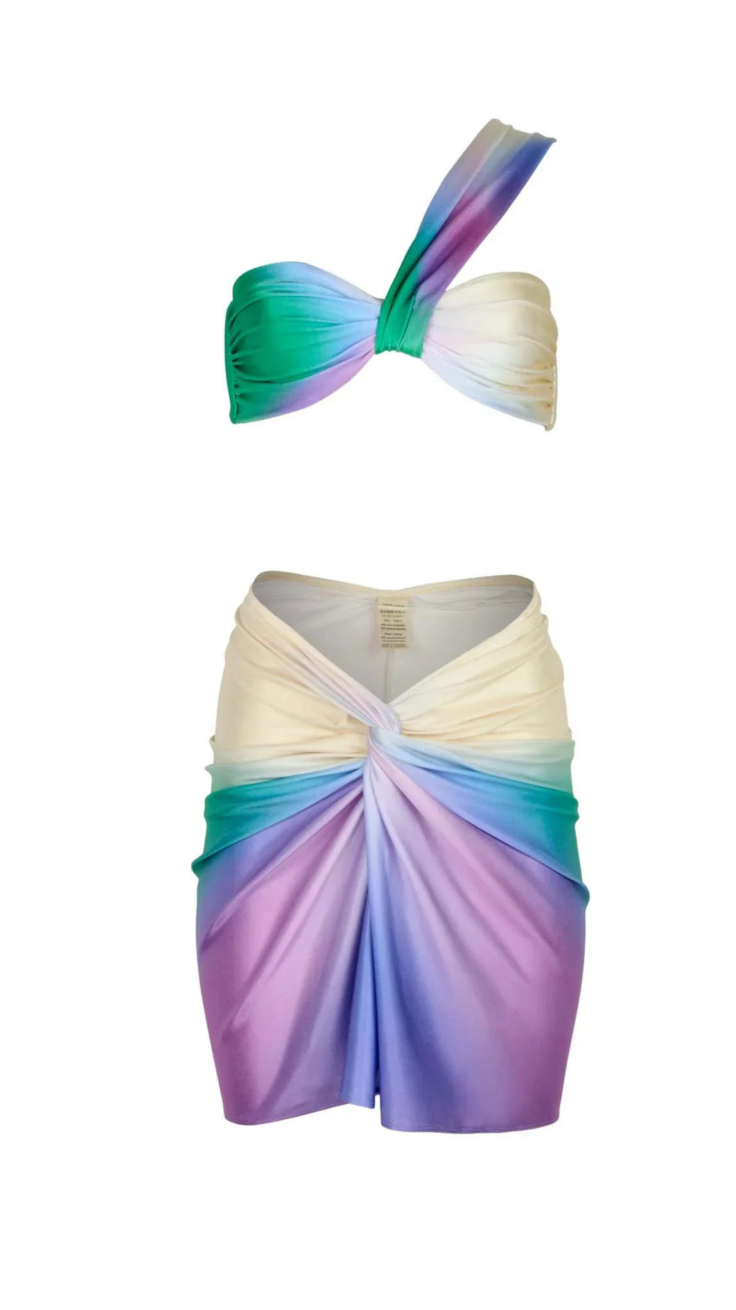 Maple Trio Bikini Set-chai