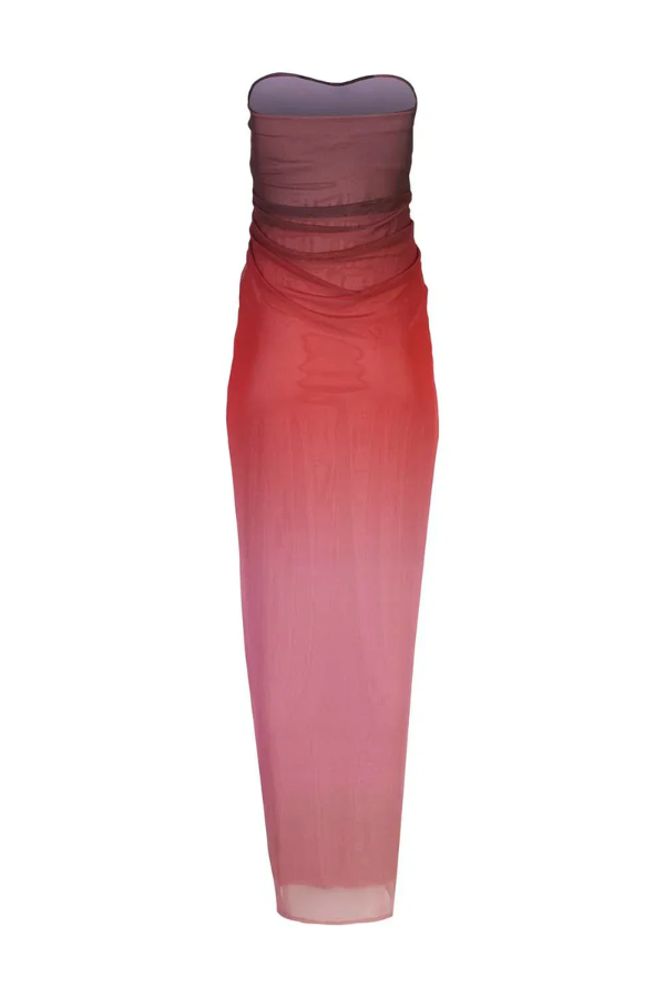 Lena Dress-Cranberry