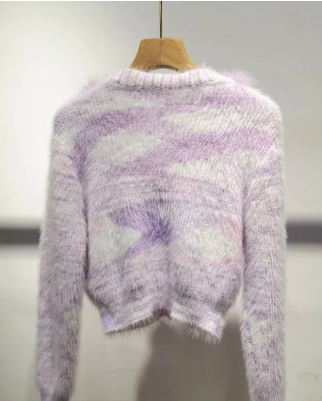 Dimi Fox Cardigan- Light Purple