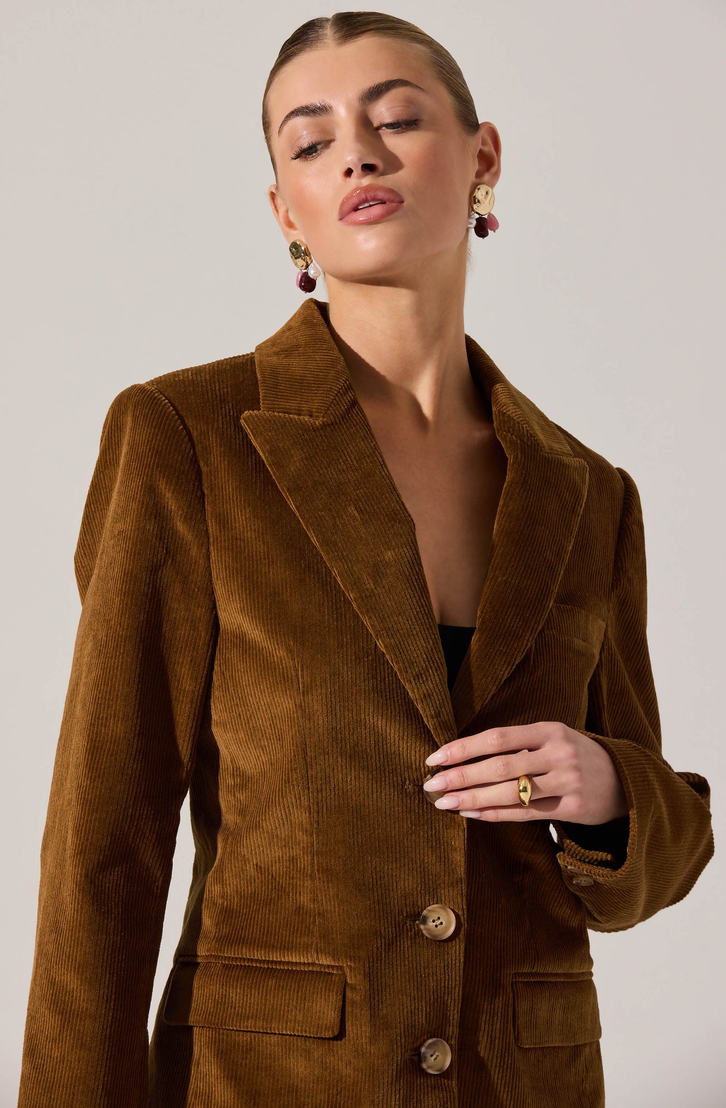 Boyfriend Corduroy Blazer Set