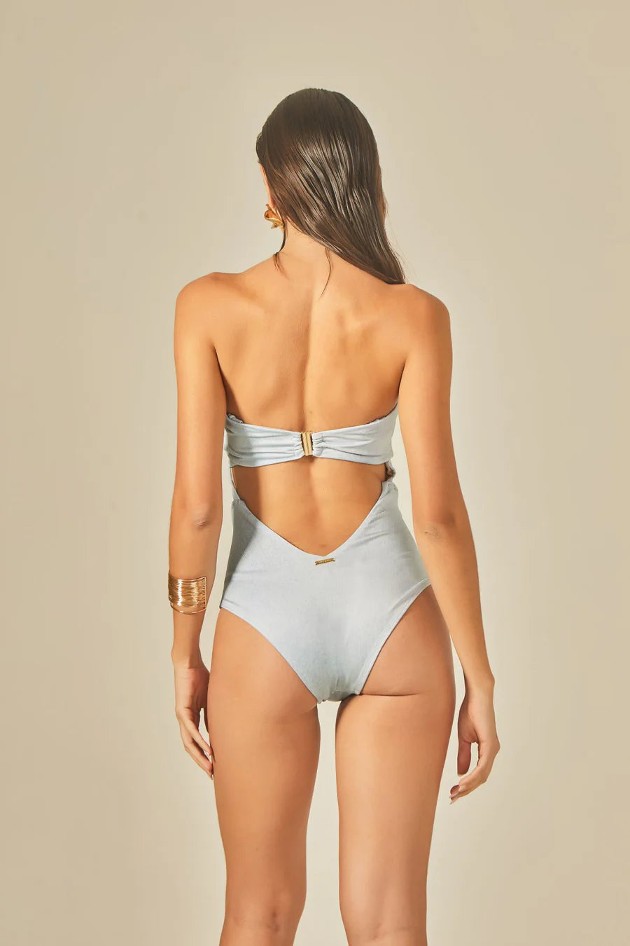 DOLLY SWIMSUIT-DENIM PRINT