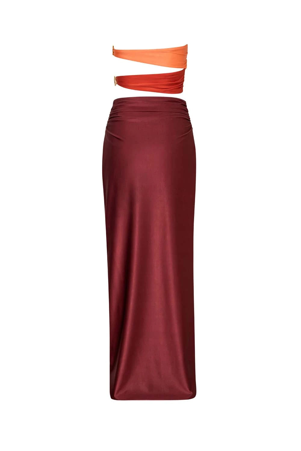 Isla Maxi Dress-Tangelo