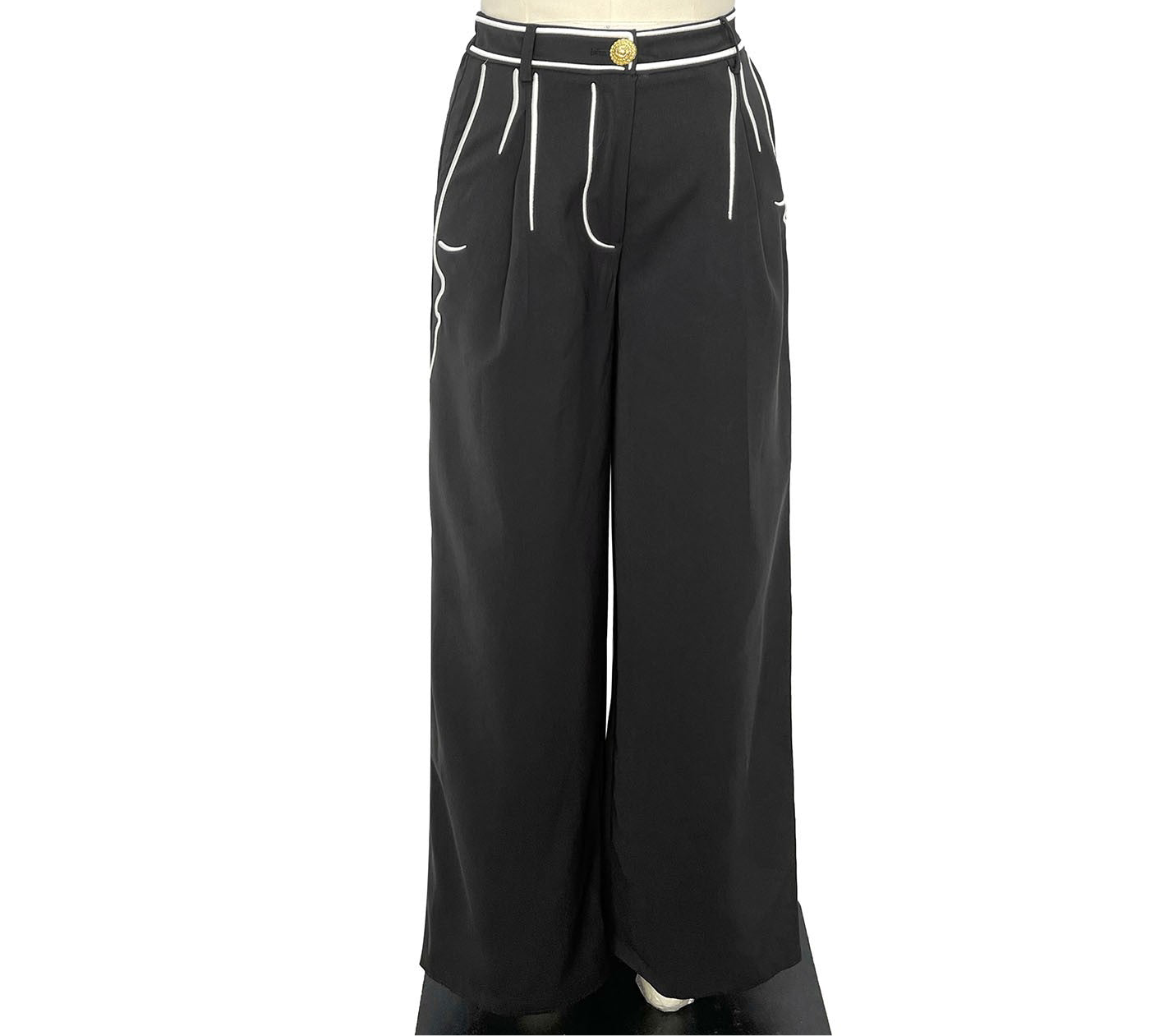 Silhouette Pants-Black
