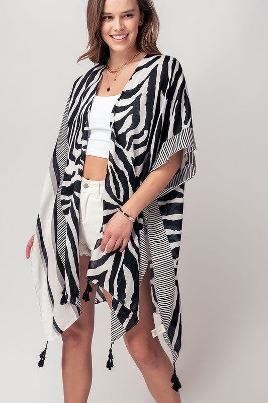 Zebra Kimono