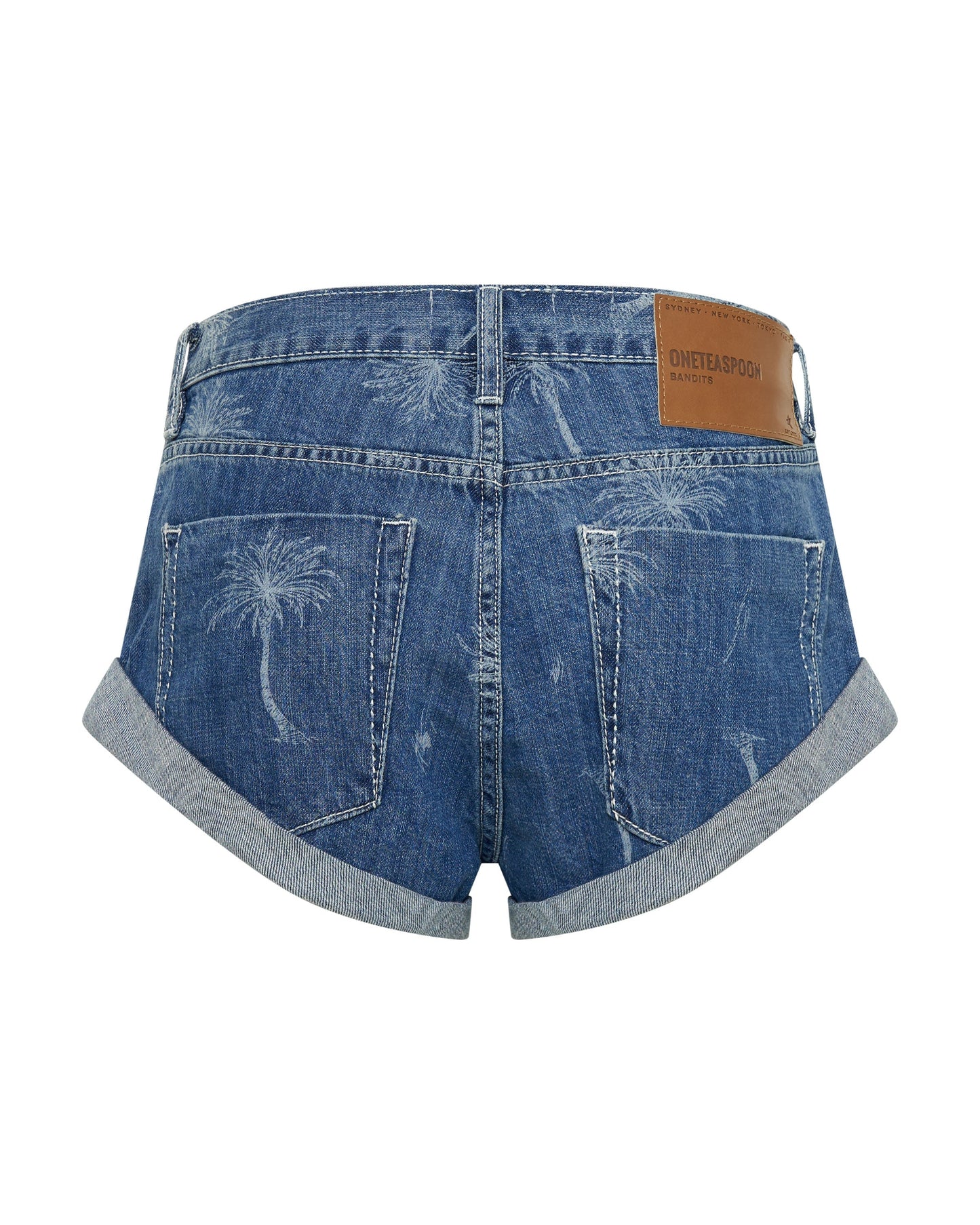 Bandits Denim Shorts - Malibu Blue