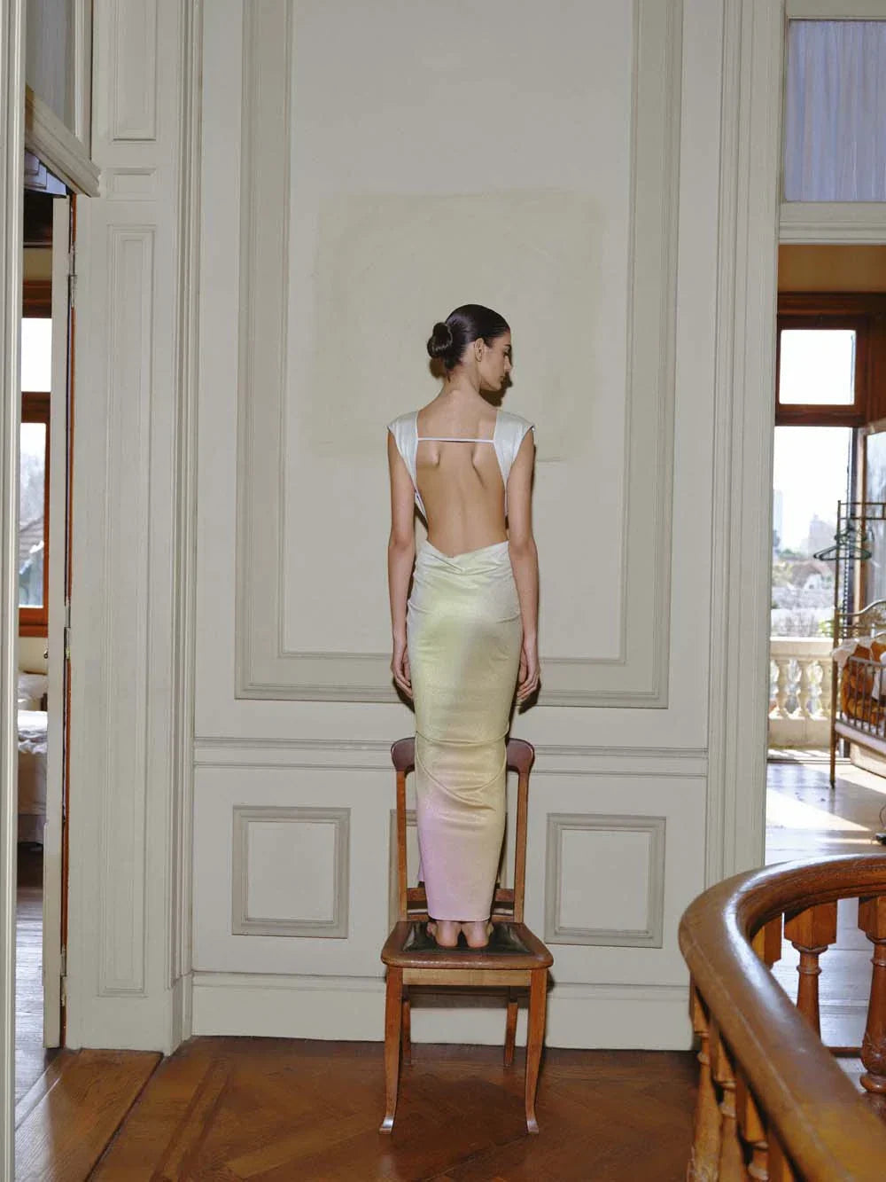 Nia Maxi Dress-Pear