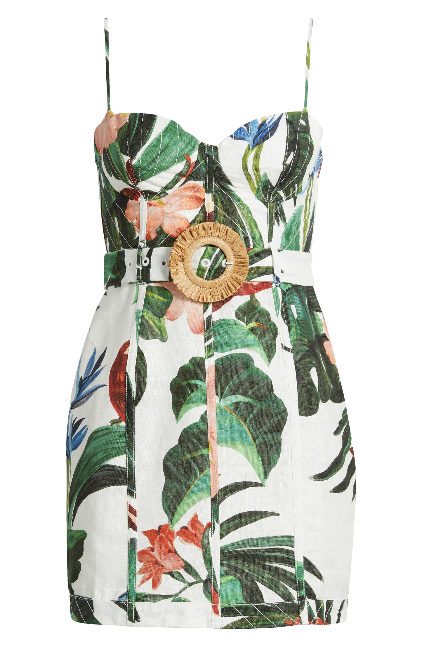 Midnight Macaw Fiesta Flower Mini Dress