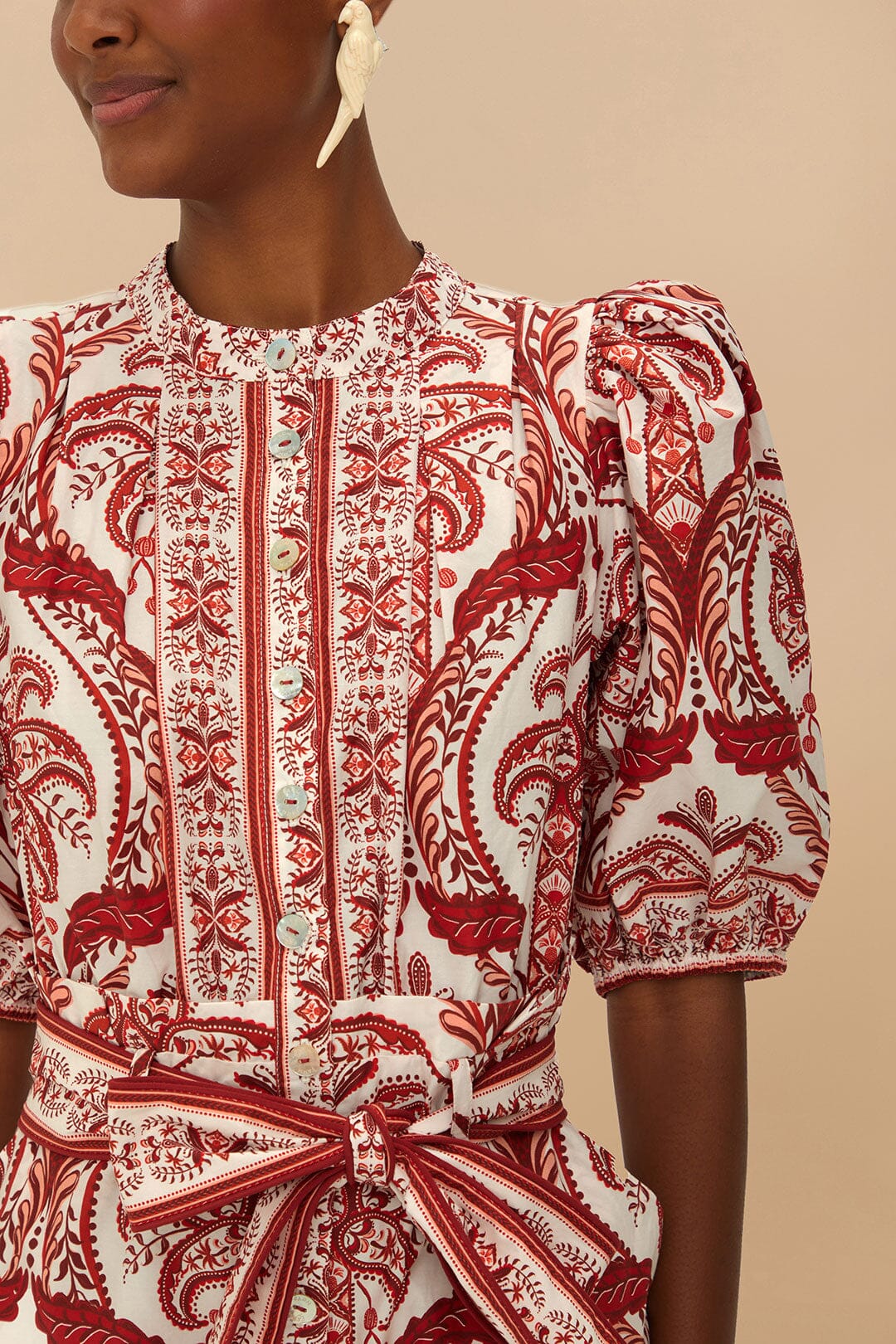 Off-White Tropical Cameo Romper