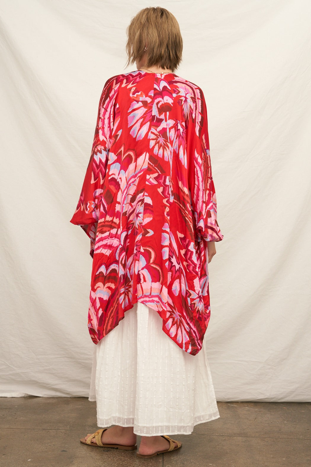 Scarlet Bloom Kimono