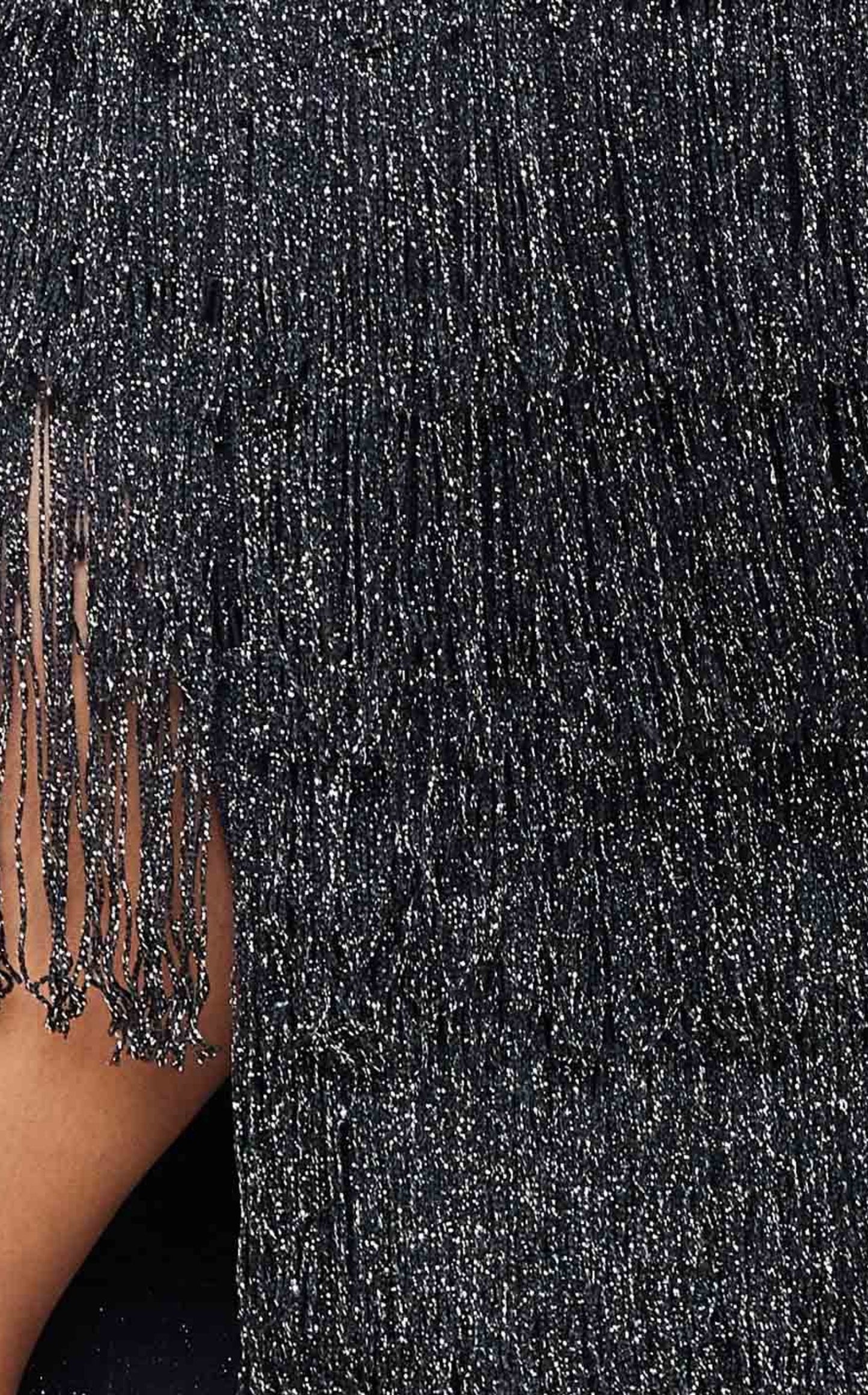 Fringe Two-Piece Set-Midnight