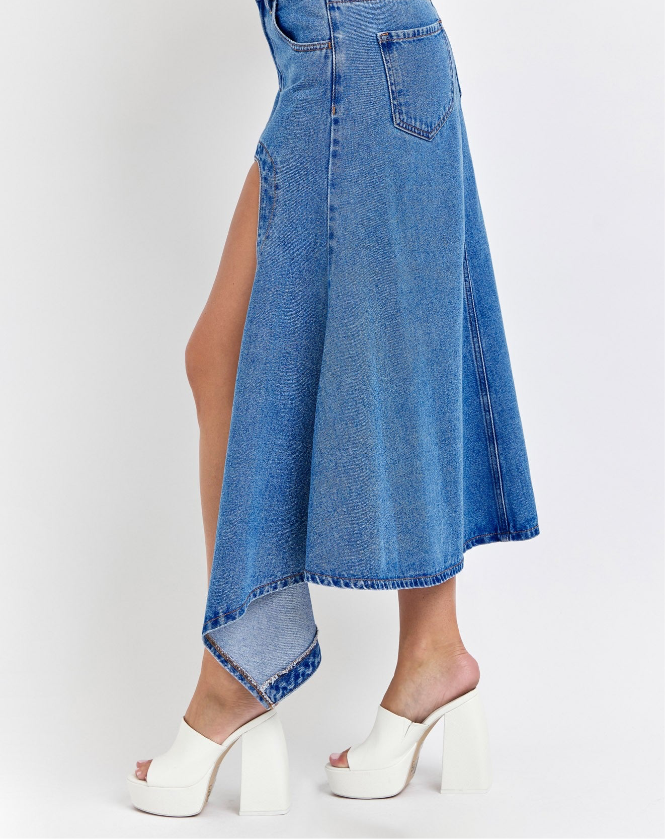 Shina Denim Skirt