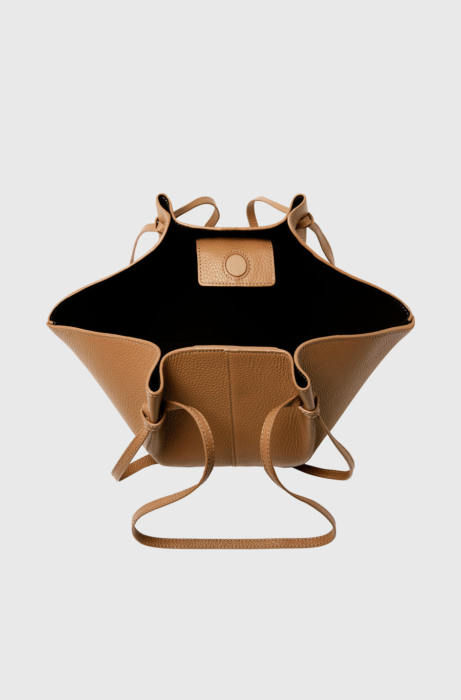 MOCHI - CINNAMON PEBBLE GRAINED LEATHER BAG