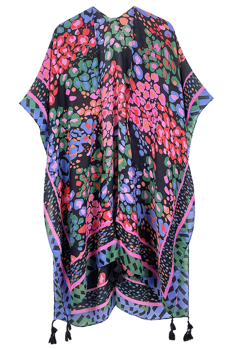 Floral Paw Kimono