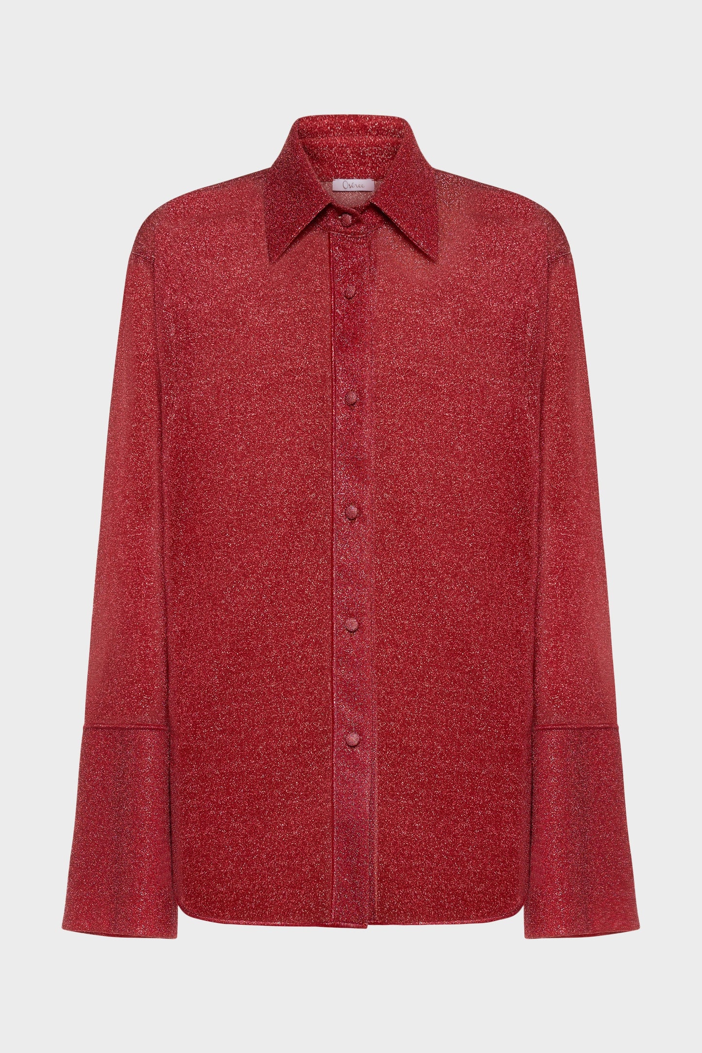 LUMIÈRE SHIRT & PLUMAGE SKIRT SET -Coral