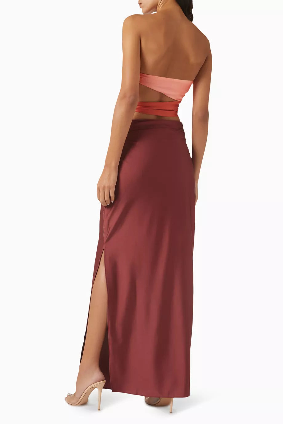 Isla Maxi Dress-Tangelo