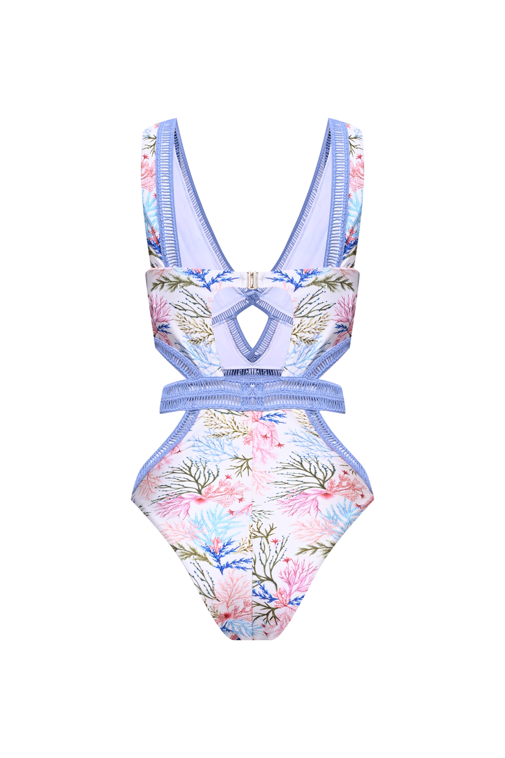 SEAWEED EMBROIDERED SWIMSUIT