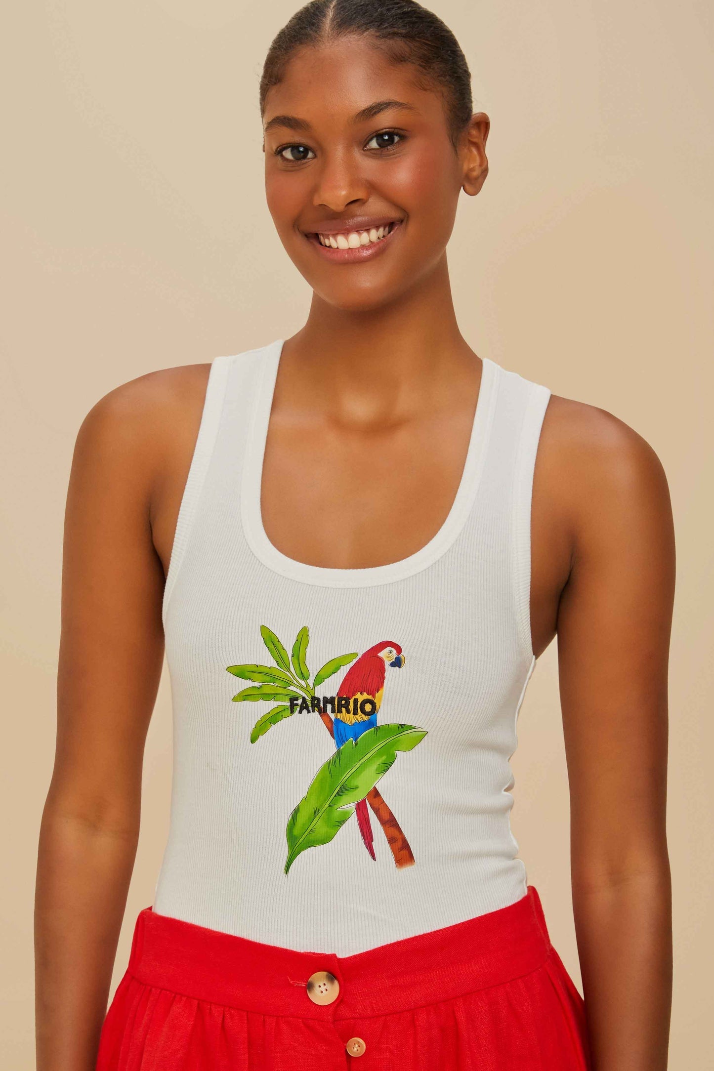 Off-White Farmrio Macaw Tank Top
