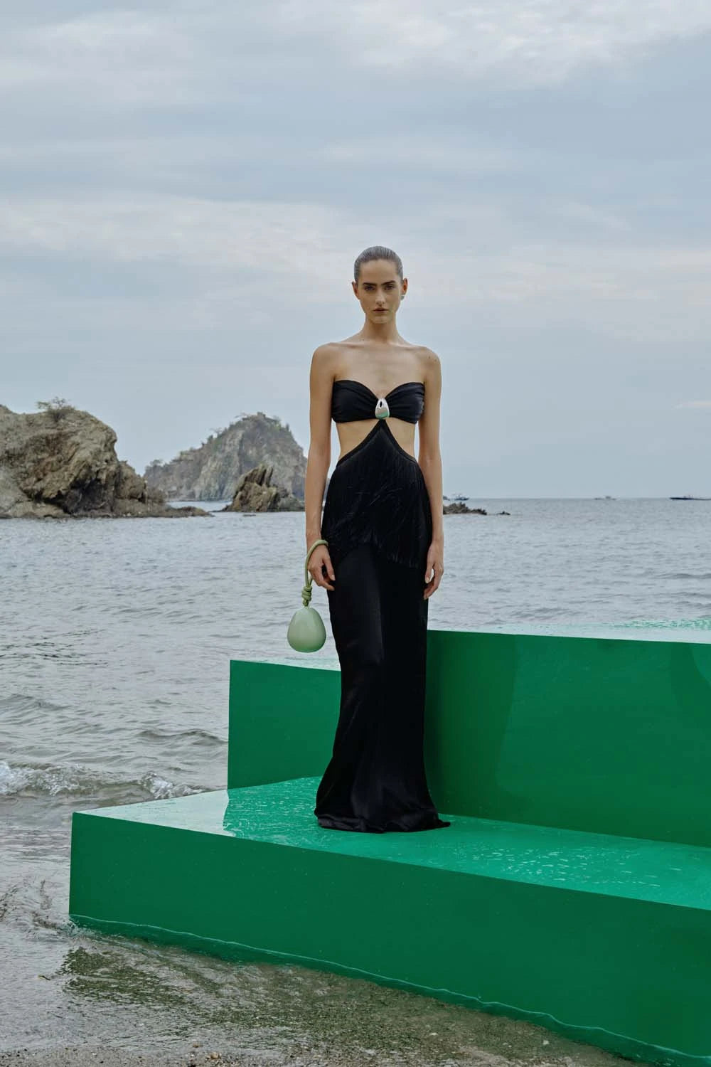 Dua Maxi Dress-Coal