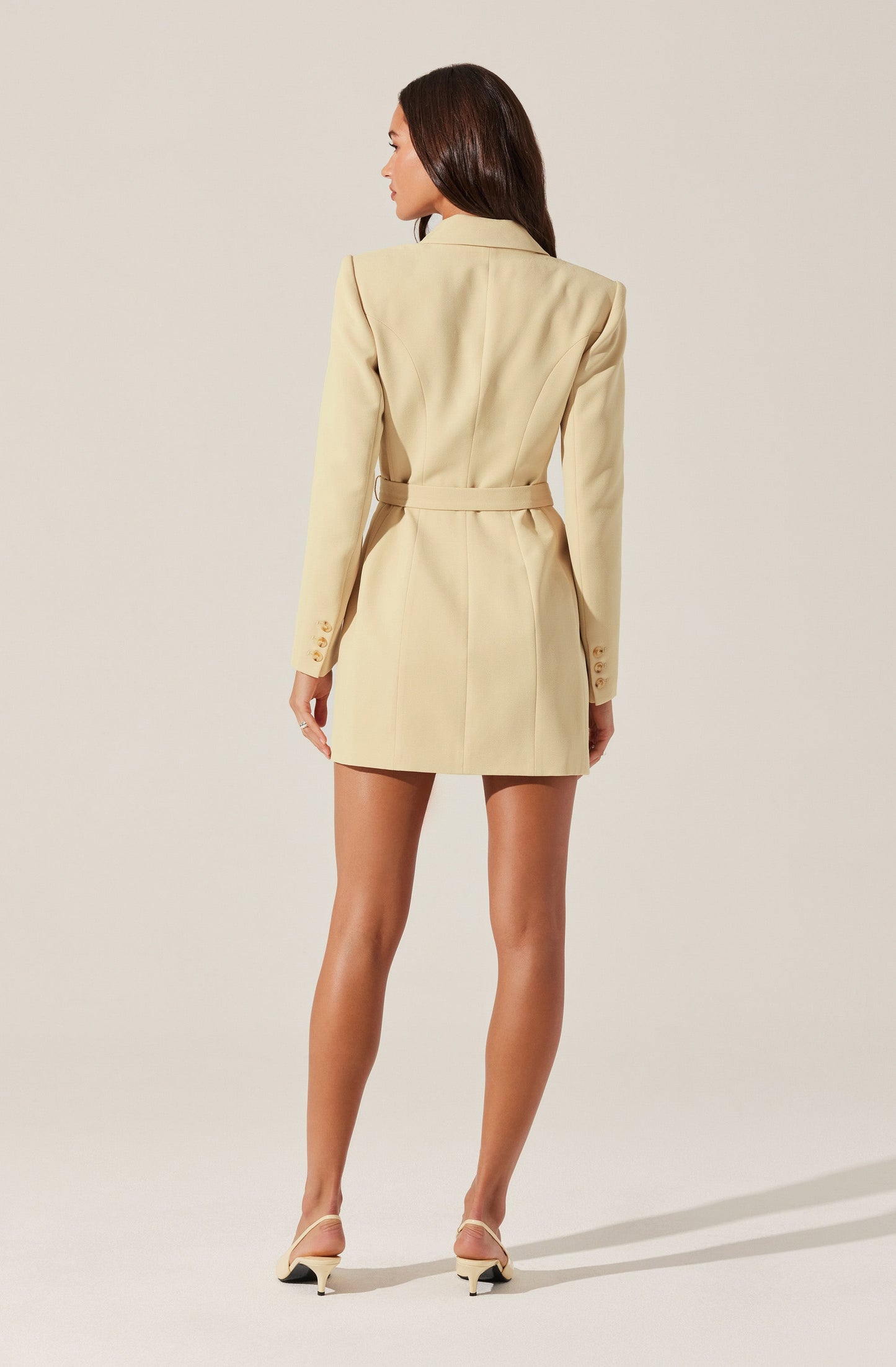 Kesari Pleated Blazer Wrap Dress