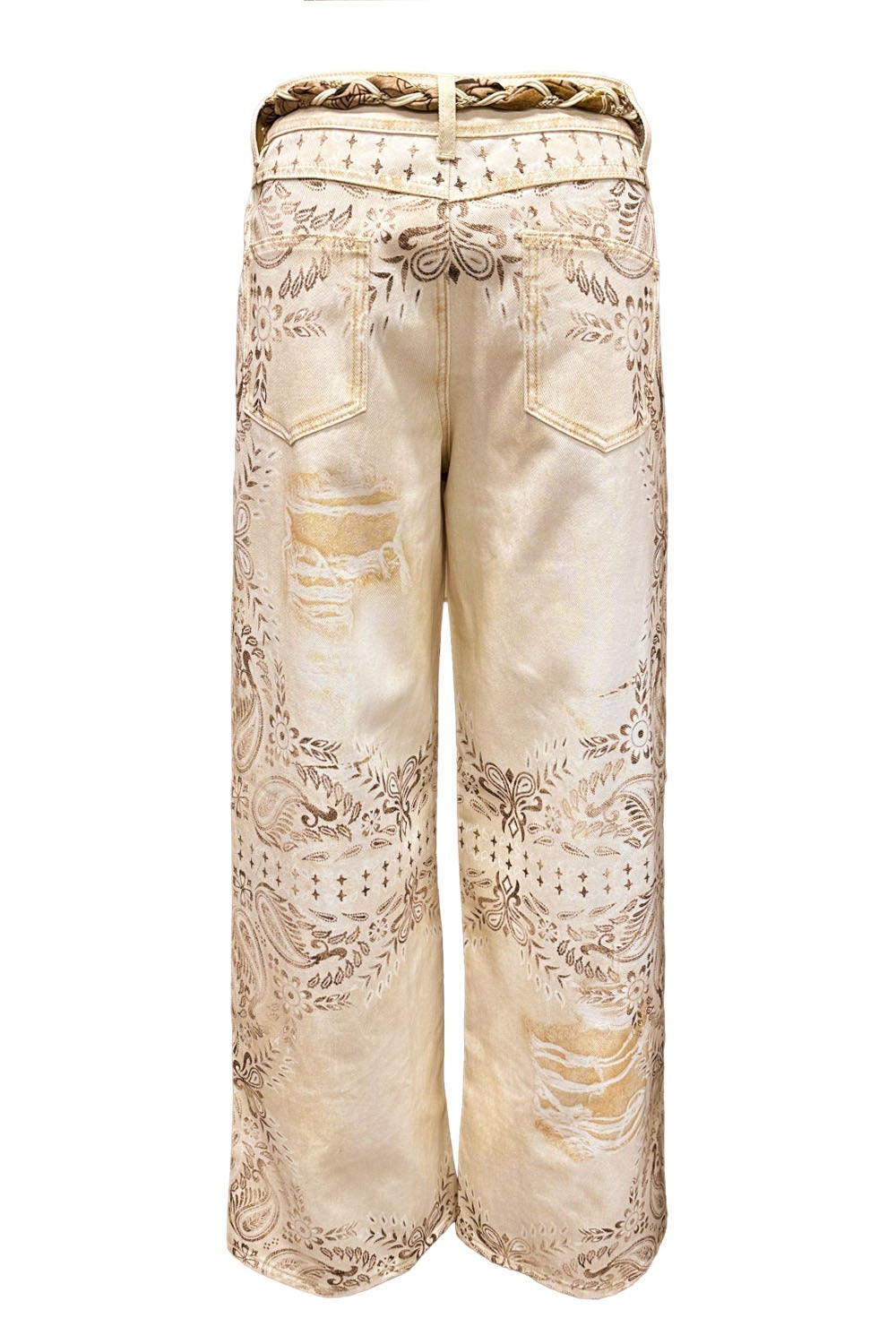 Desert Paisley Denim Pants