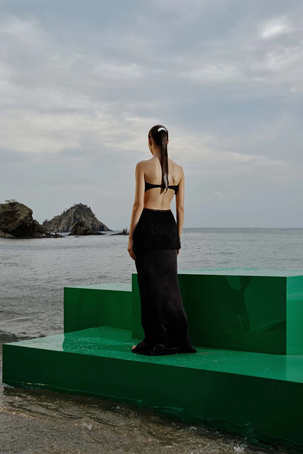 Dua Maxi Dress-Coal