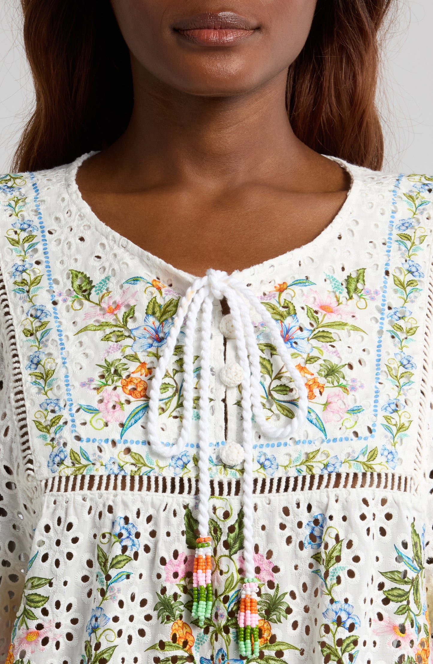 Sweet Bloom Bouquet Swim Cover-Up Dress