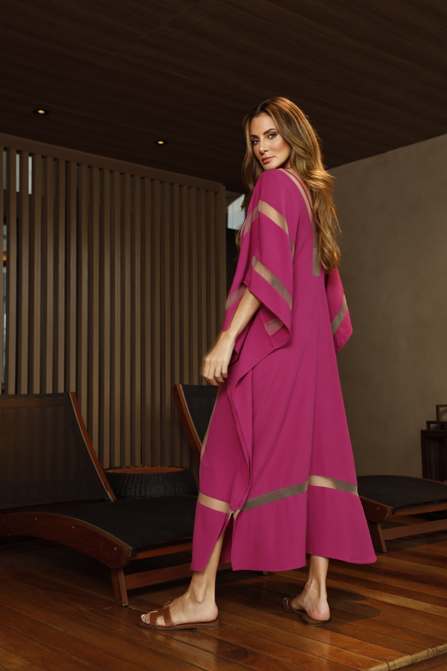 Violet kimono