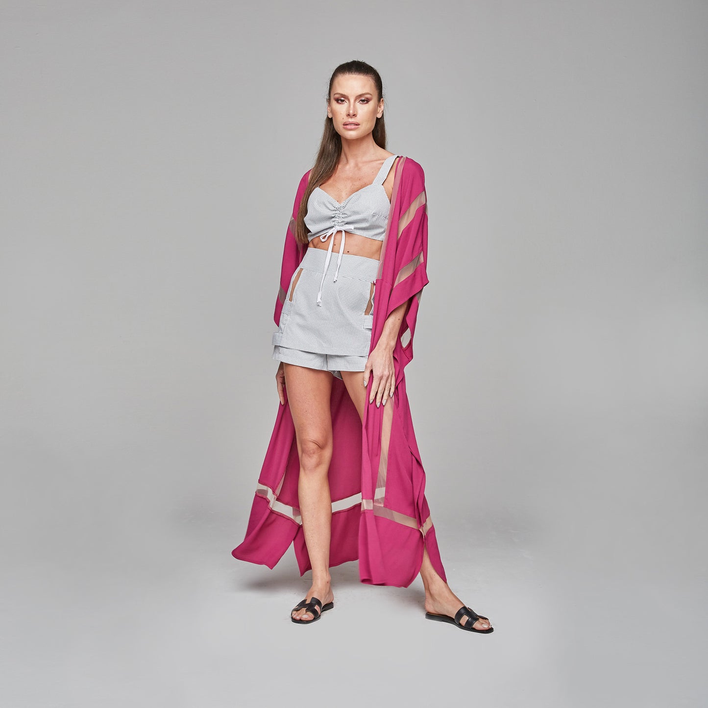 Violet kimono