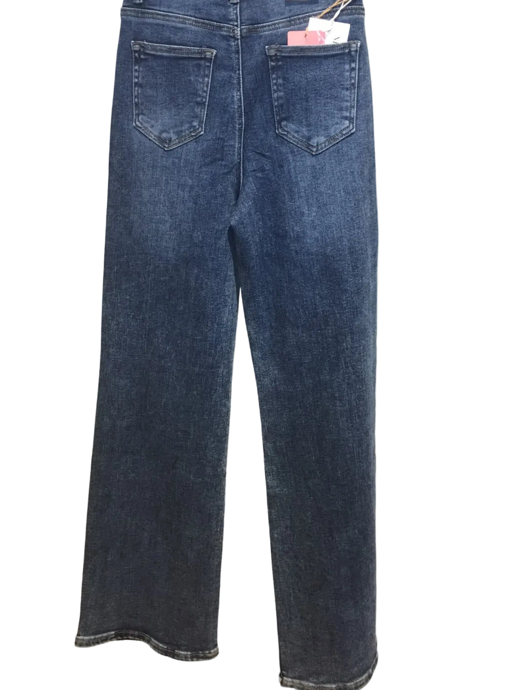 Black and Silver Crystal Straight Leg Jeans – view 4
