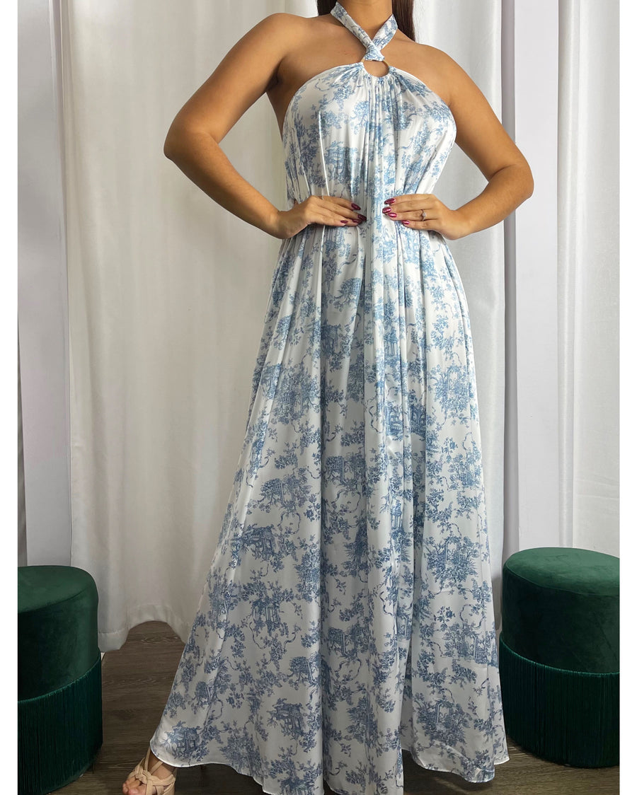 Blue Blossom Dress