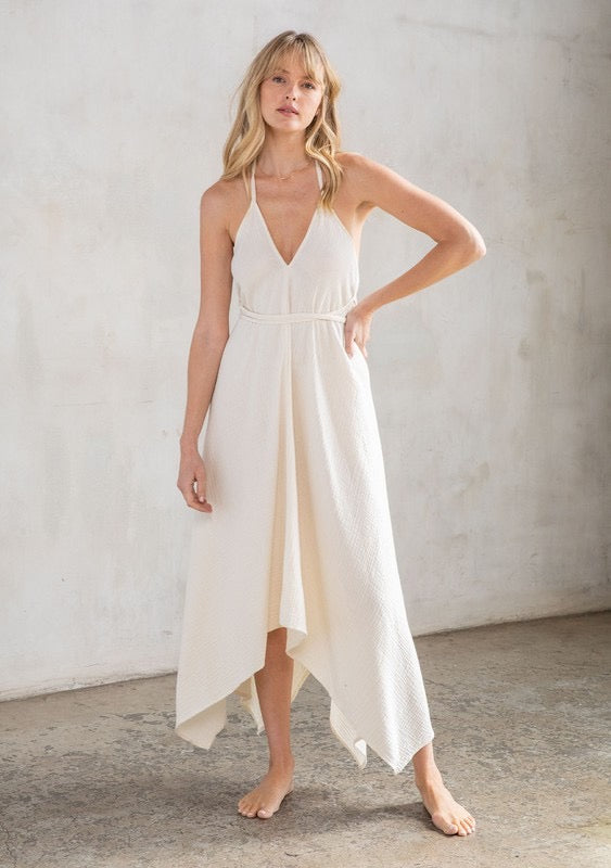 Wrap It On Gauze Dress