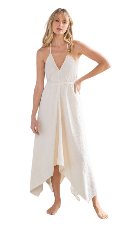Wrap It On Gauze Dress
