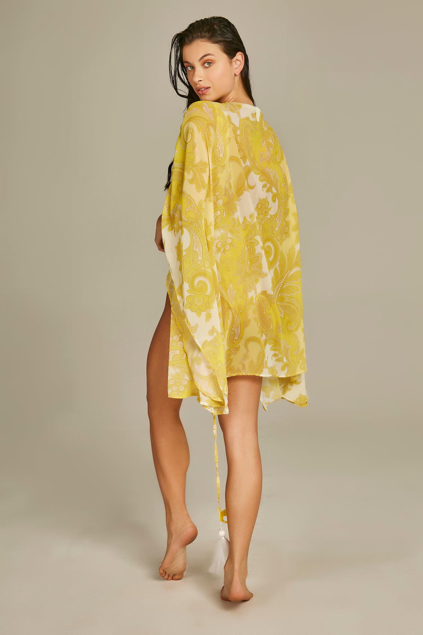 Ellis Kimono Yellow Baroque