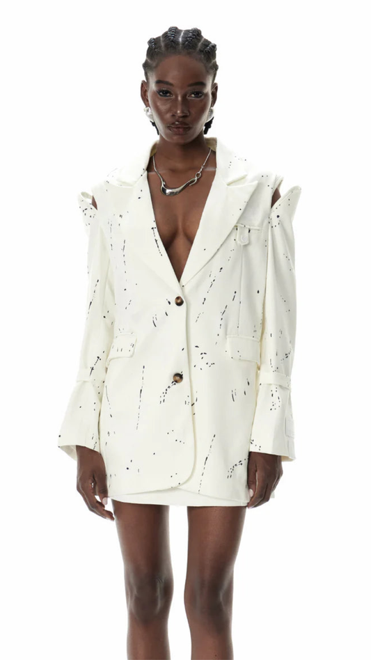 The Edge Cut-Out Shoulder Blazer
