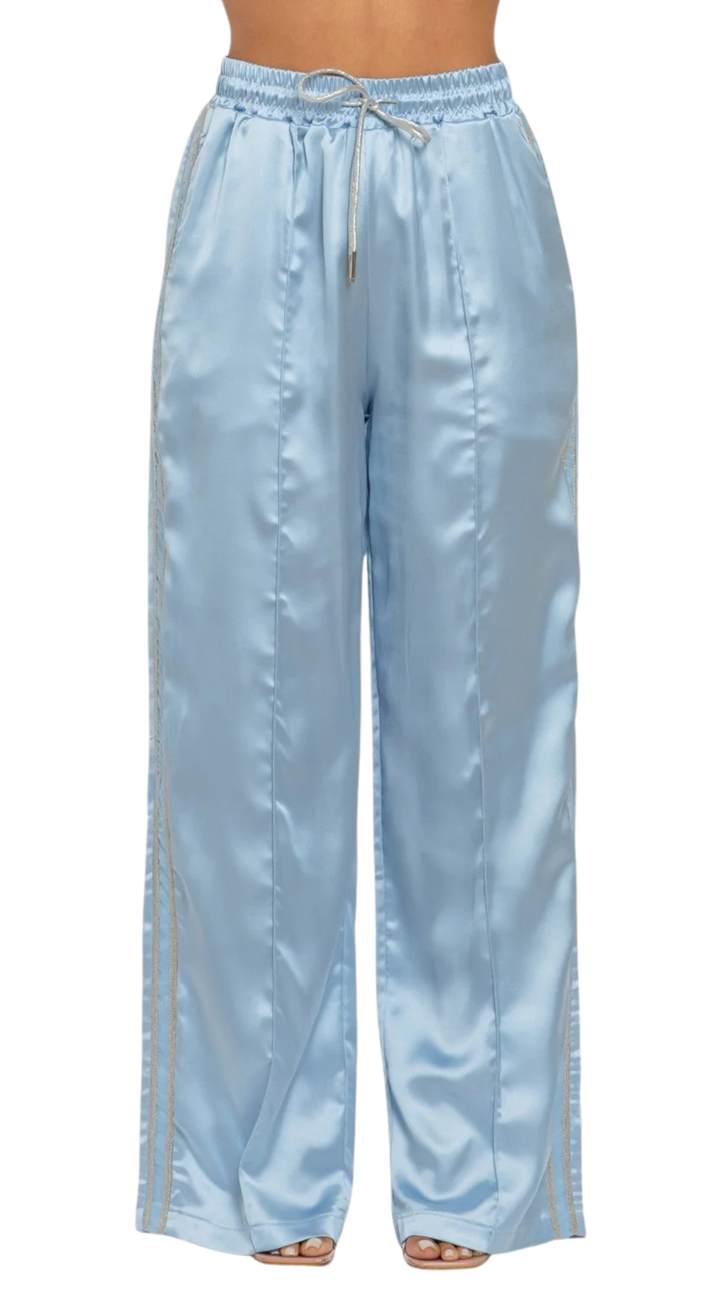 The Sky Satin Pants