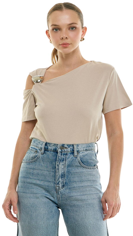 Monaco One-Shoulder Top