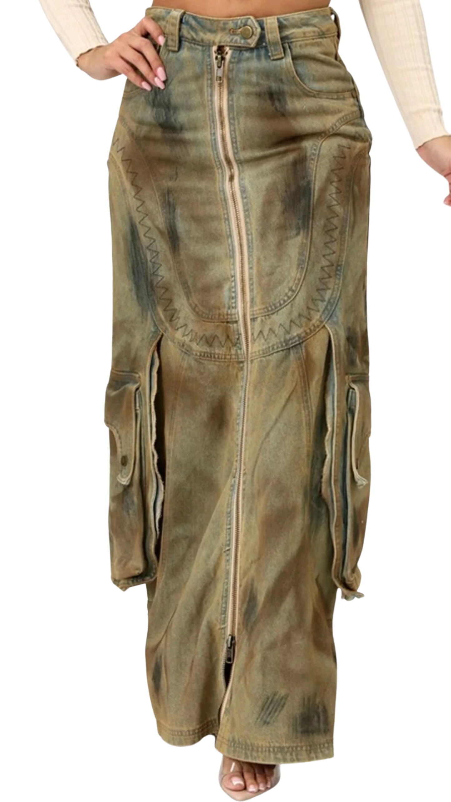 The Distressed Cargo Pants