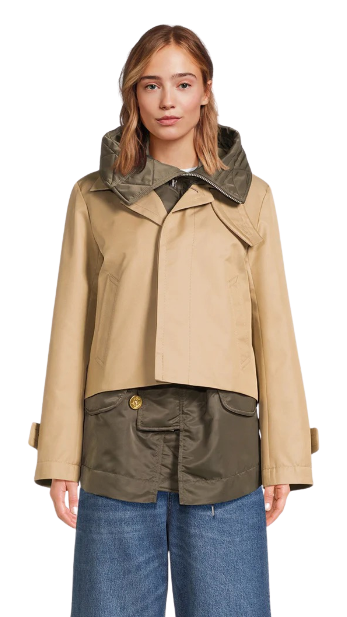 Hybrid Cotton Gabardine Jacket