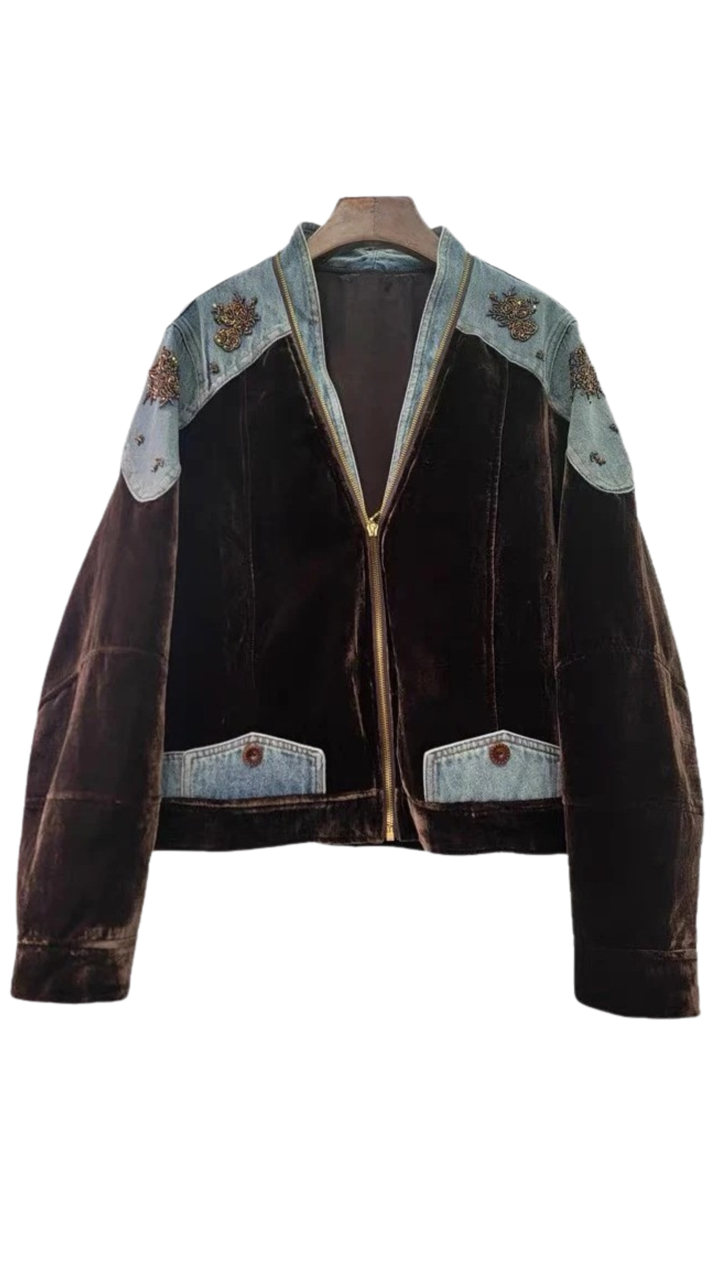 Eclectic Muse Velvet Bomber