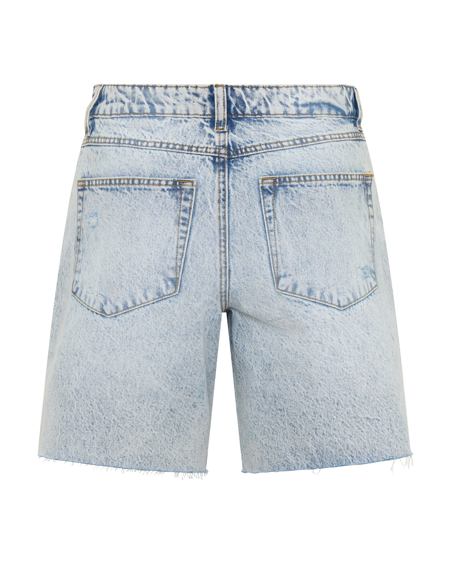 Jackson Mid Waist Wide Leg Shorts - Whisper Blue