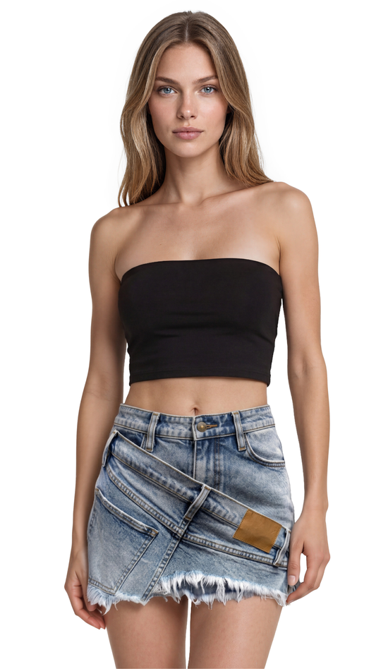 Veda Denim Mini Skirt