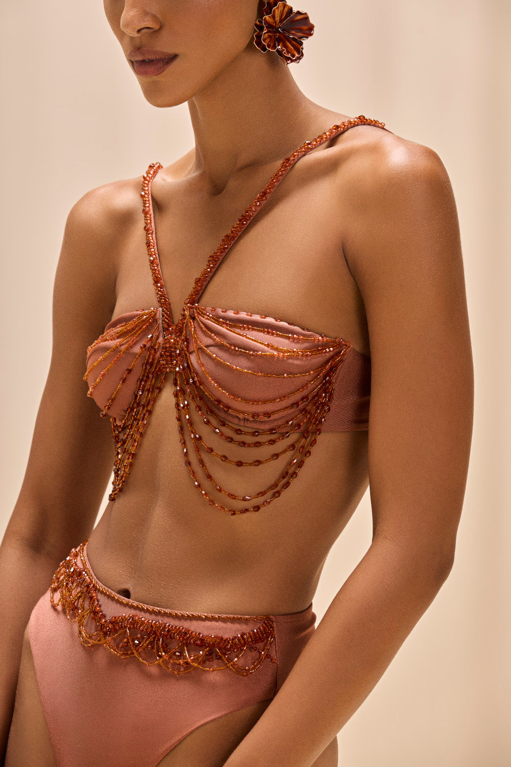GOLDEN DUNE EMBROIDERED BIKINI X CAMILA COHELO