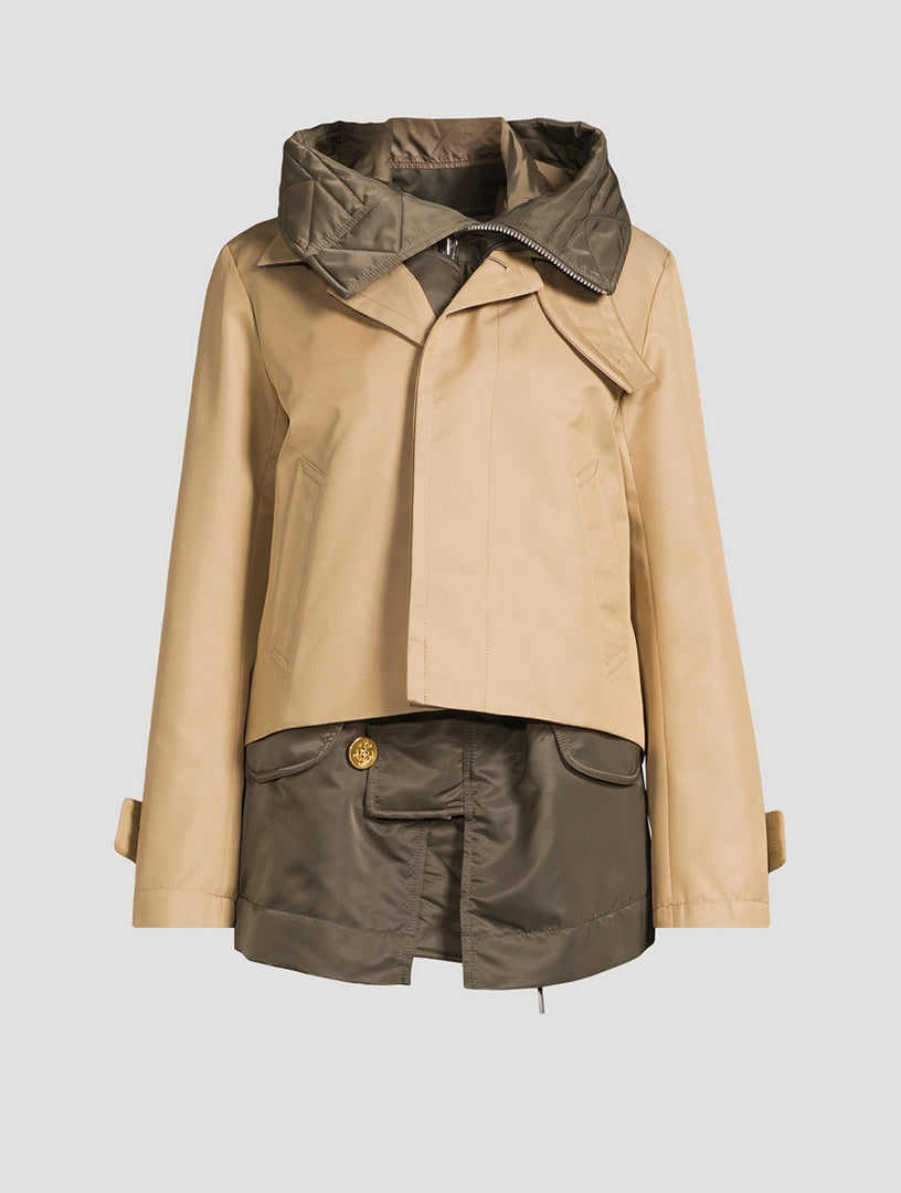 Hybrid Cotton Gabardine Jacket