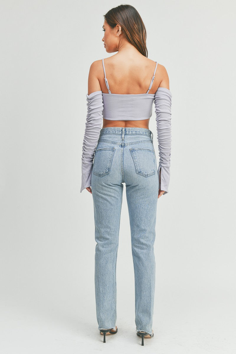 Ayana Lavender Cropped Top